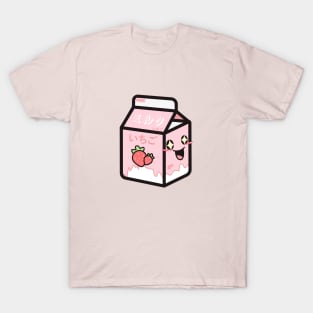 Kawaii Strawberry Milk T-Shirt